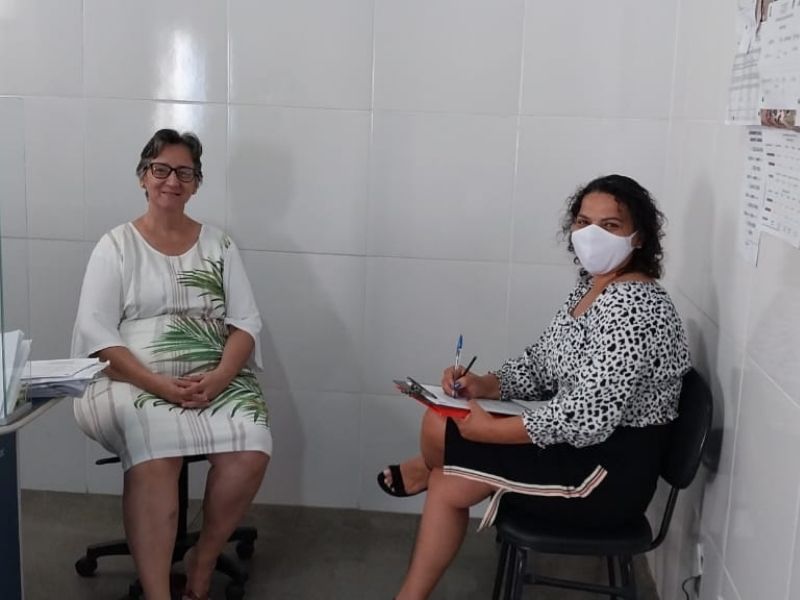 Brumado – Visita in loco: CMAS visita o CRAS Esther Trindade Serra no Bairro Baraunas