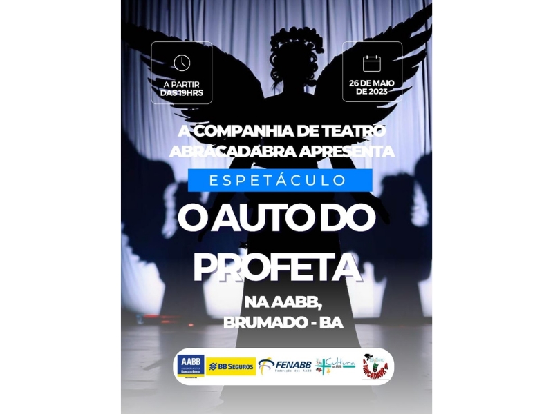 CIA de Teatro ABRACADABRA apresentará espetáculo gratuito nesta sexta-feira   