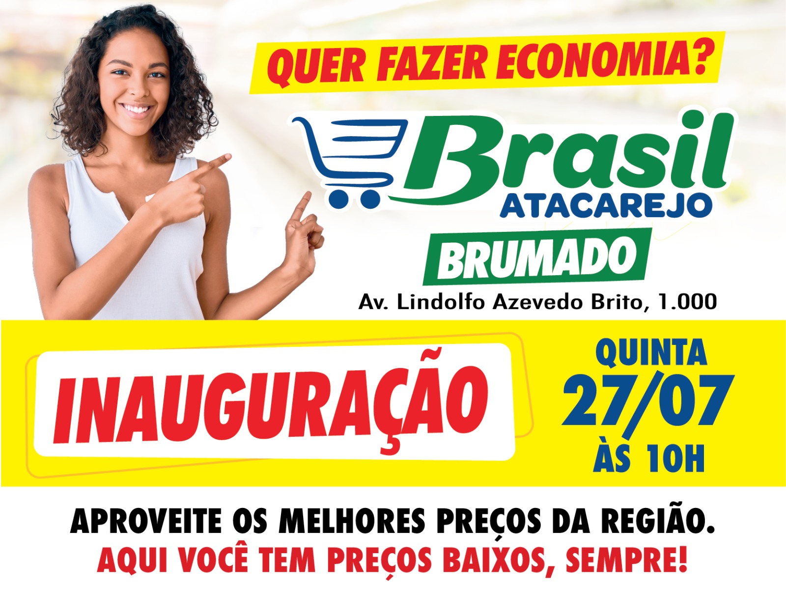 Brasil Atacarejo será inaugurado amanhã, em Brumado