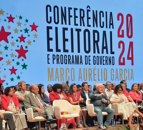 Conferência Eleitoral do PT em Brasília, recebeu mais de 5 mil militantes do partido para as eleições de 2024