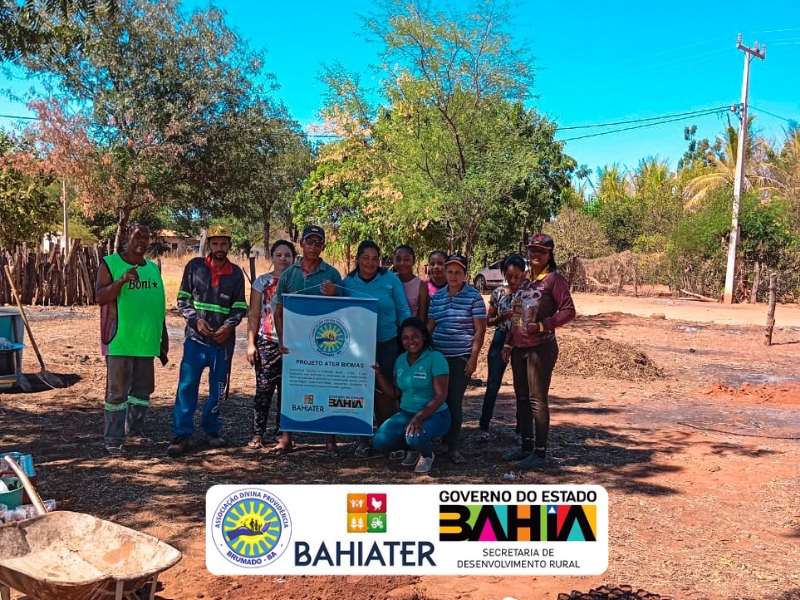 Divina Providência realiza demonstração didática para agricultores e agricultoras familiares da comunidade Várzea Grande, município de Boquira-BA