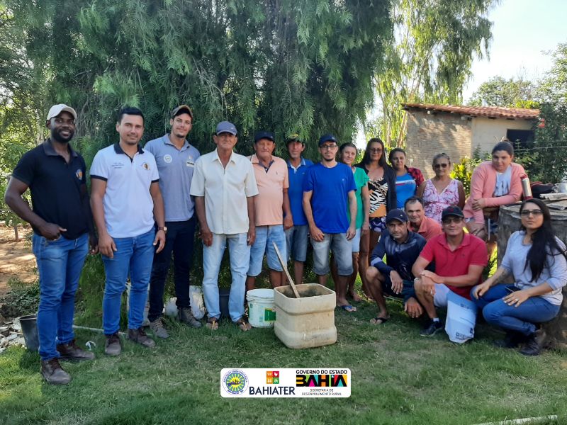 ATER Bioma: Dia de Campo promove agroecologia na comunidade Canela D’ema, em Caturama-BA