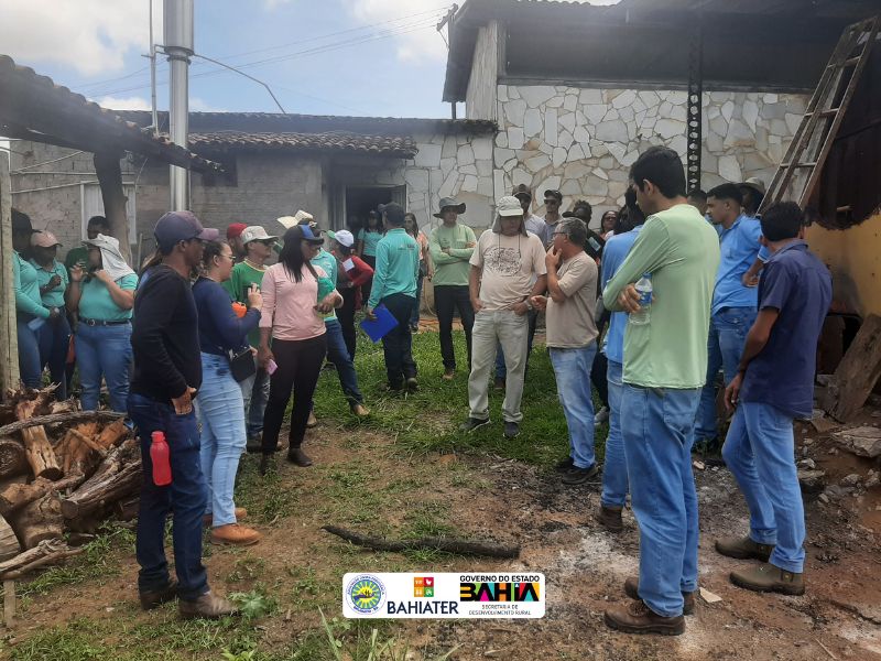 Oficina de Monitoramento e Avaliação em ATER reúne agricultores/as, técnicos/as e representantes da BAHIATER em Livramento de Nossa Senhora-BA