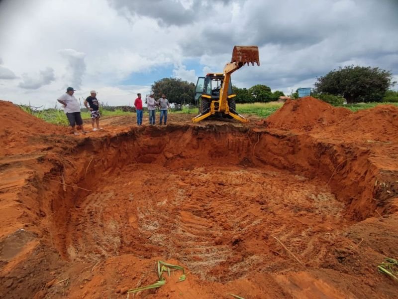 Divina Providência inicia marcação e construção de Cisternas Calçadão do Projeto Água para Produção de Alimentos